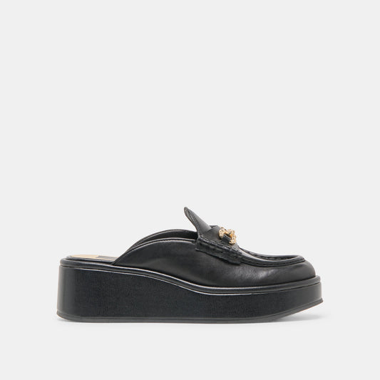Dorrel Maroon Leather Loafers Dolce Vita