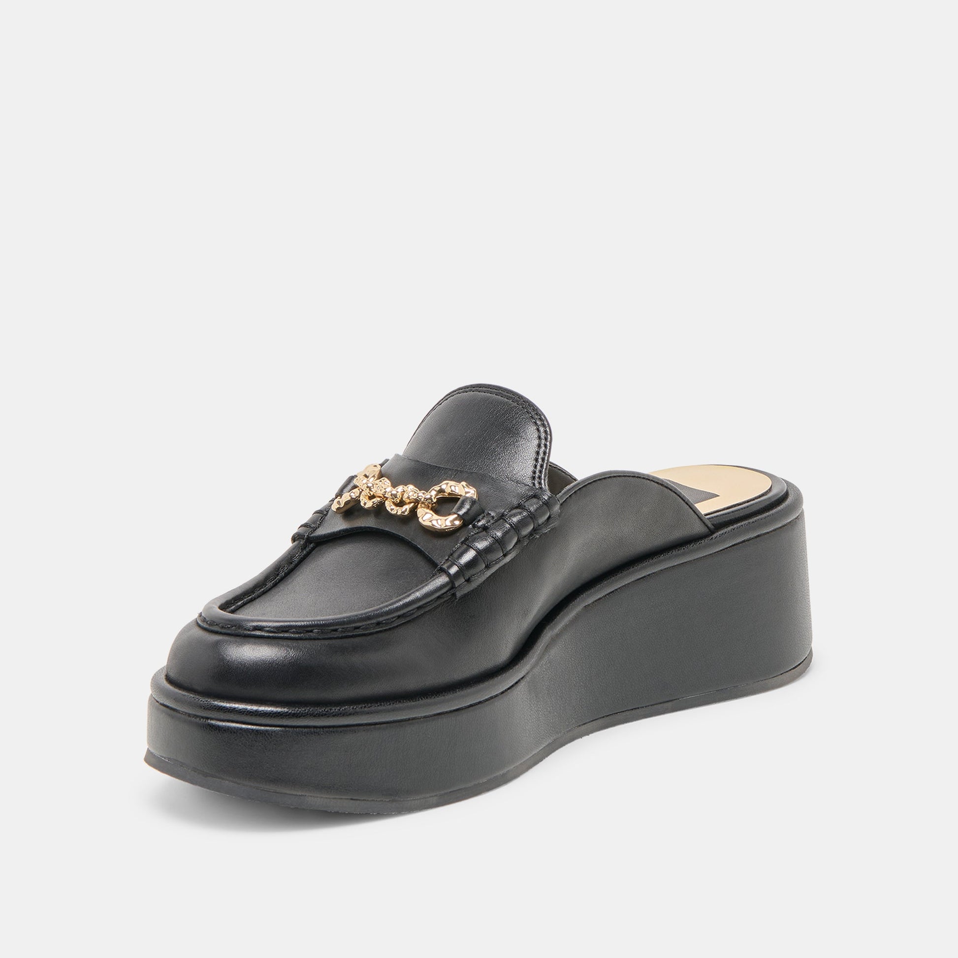 Dorrel Maroon Leather Loafers Dolce Vita