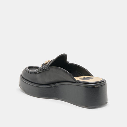 Dorrel Maroon Leather Loafers Dolce Vita