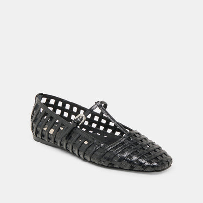 RAINS BALLET FLATS BLACK STELLA Dolce Vita