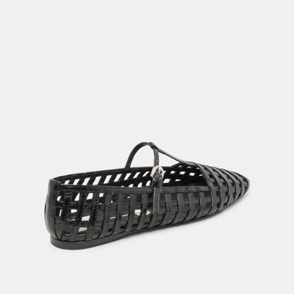 RAINS BALLET FLATS BLACK STELLA Dolce Vita