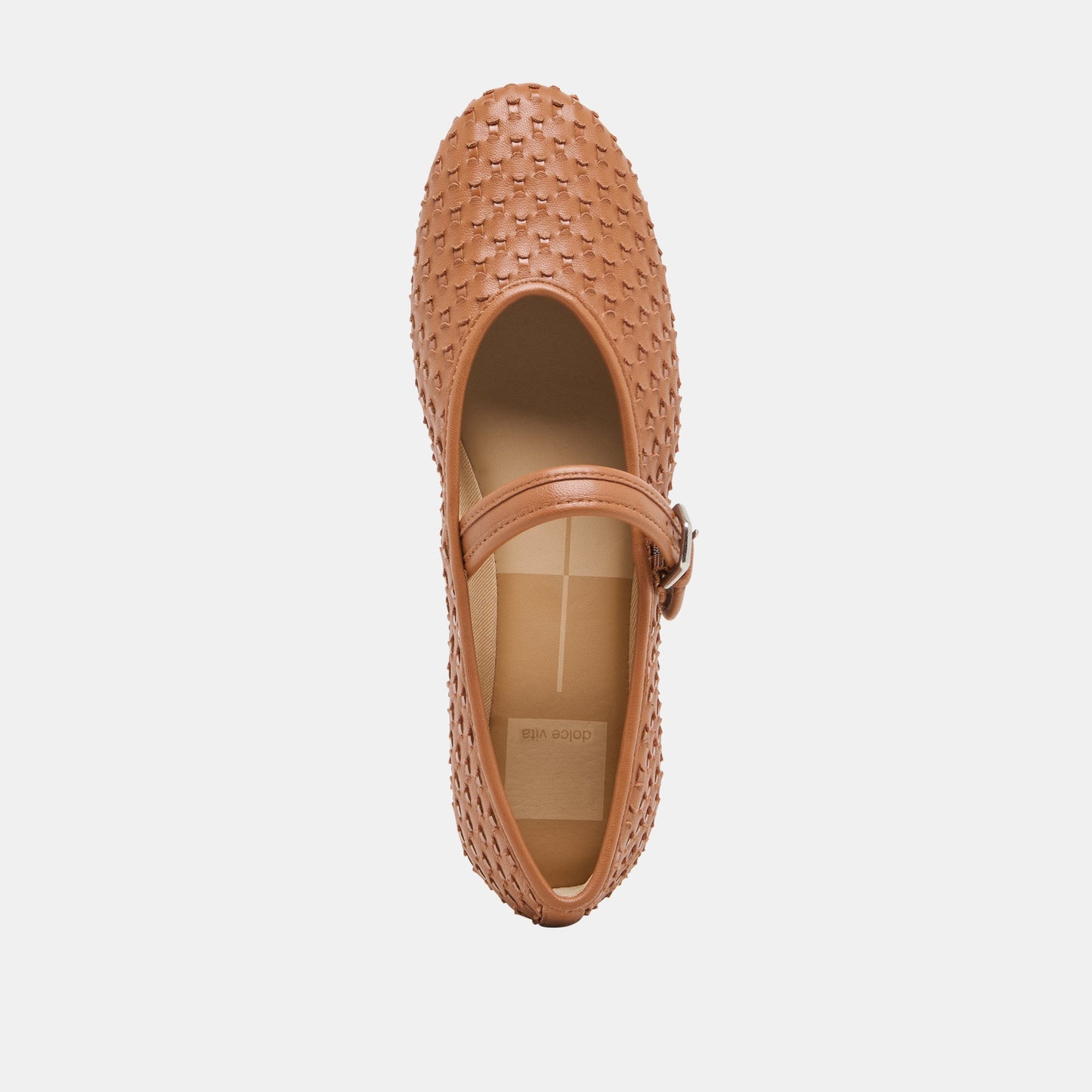 Roslyn Saddle Woven Leather Ballet Flats Dolce Vita