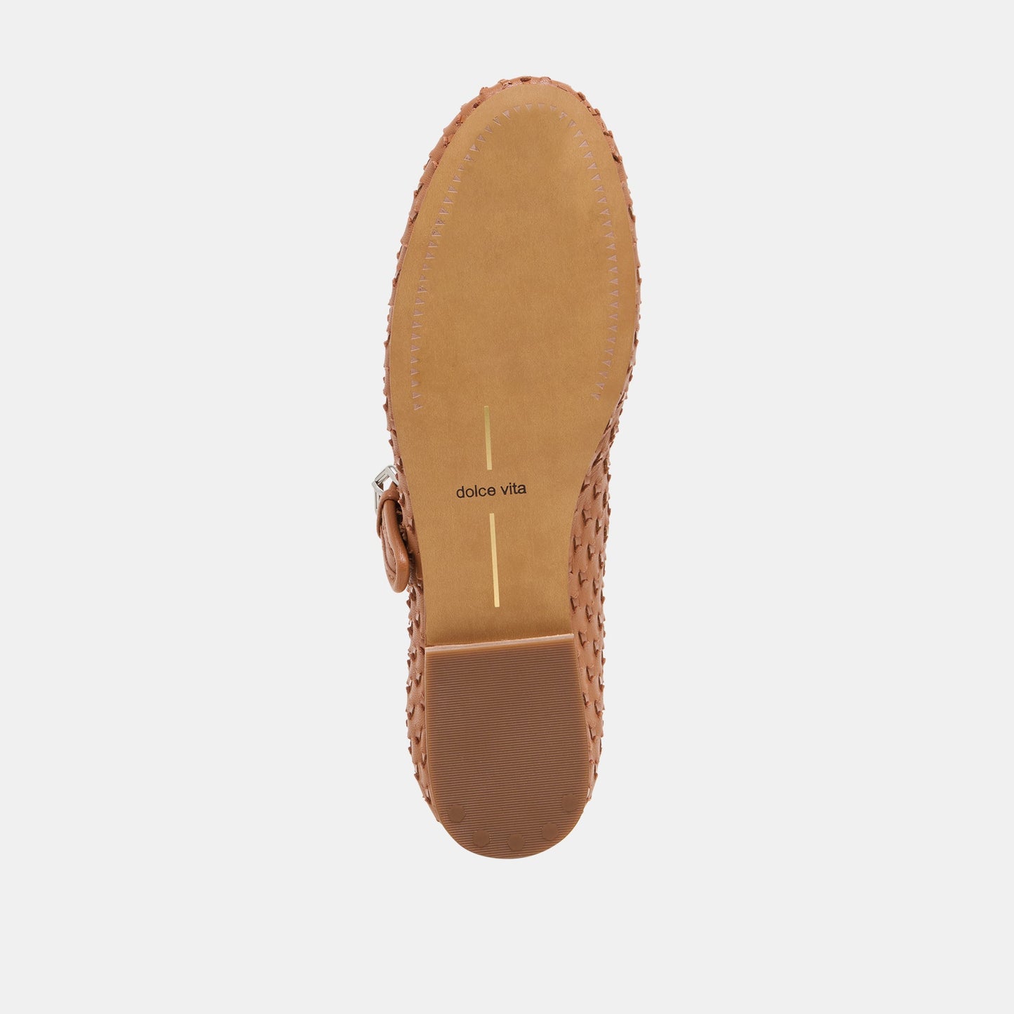 Roslyn Saddle Woven Leather Ballet Flats Dolce Vita