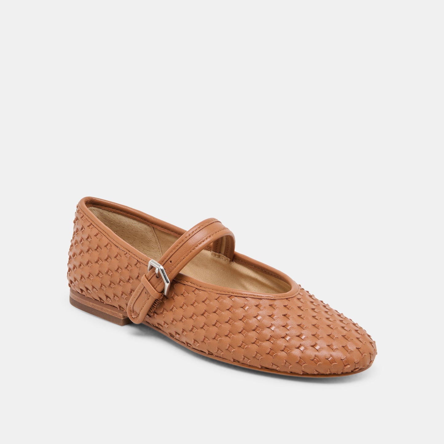 Roslyn Saddle Woven Leather Ballet Flats Dolce Vita