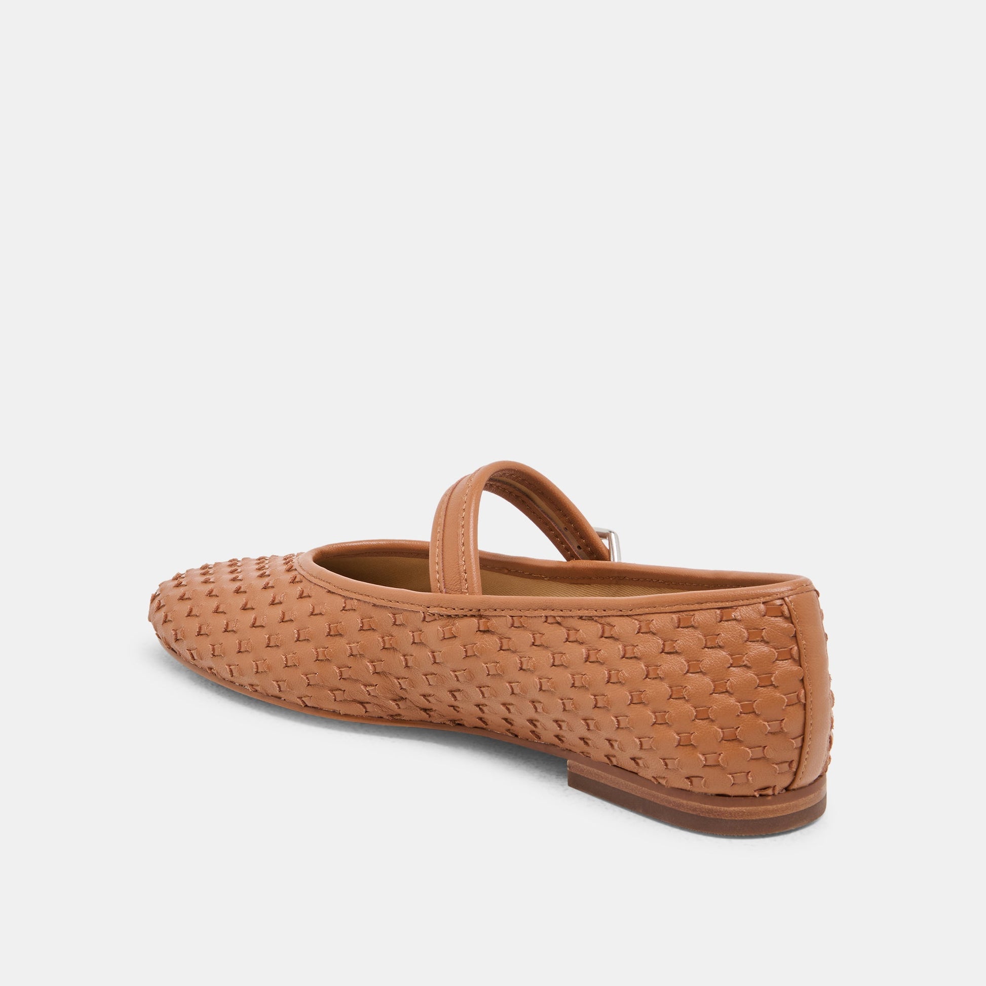 Roslyn Saddle Woven Leather Ballet Flats Dolce Vita