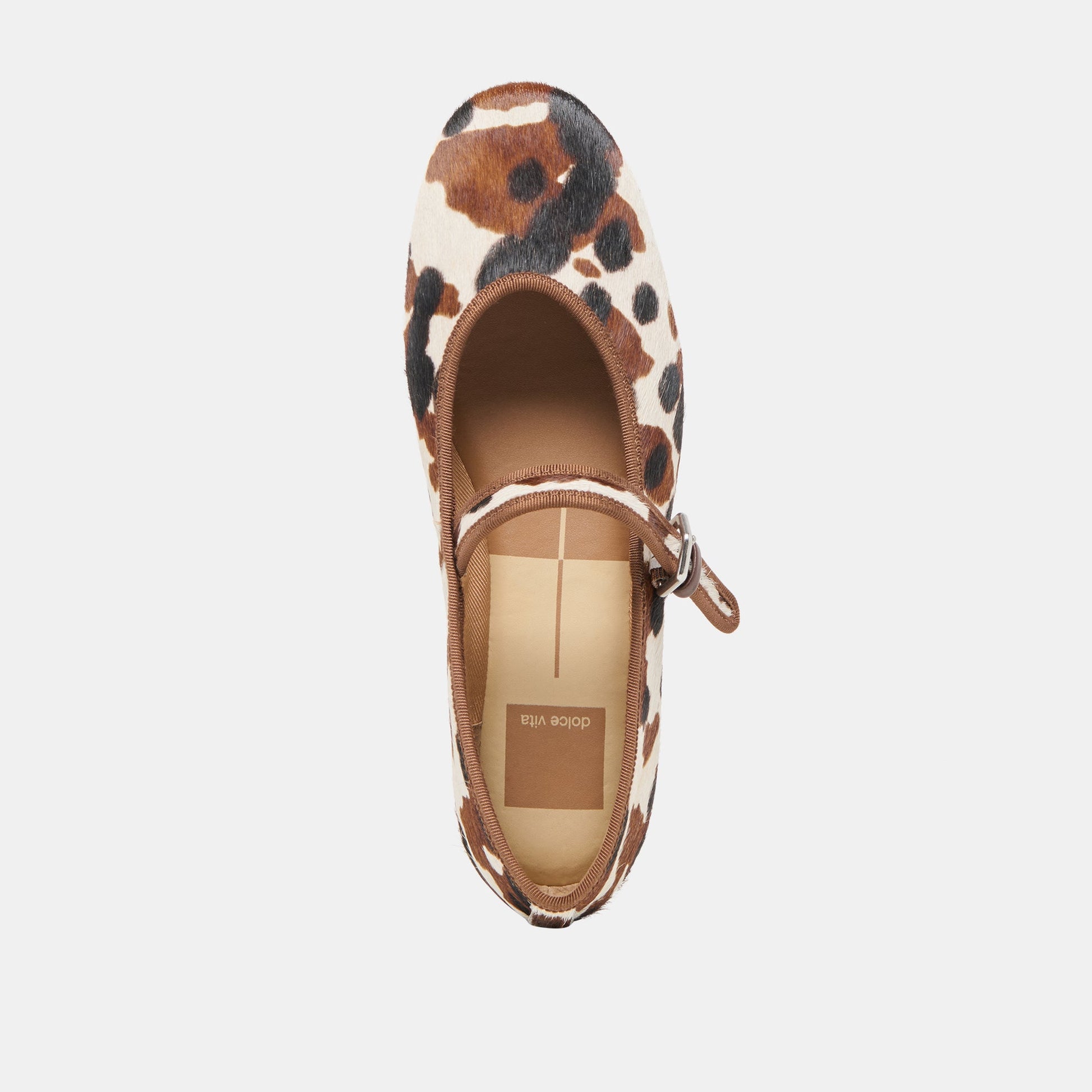 Roslyn Cocoa Taurus Calf Hair Dolce Vita
