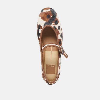 Roslyn Cocoa Taurus Calf Hair Dolce Vita