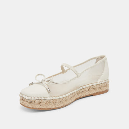 CAMBRE BALLET FLATS WHITE MESH Dolce Vita