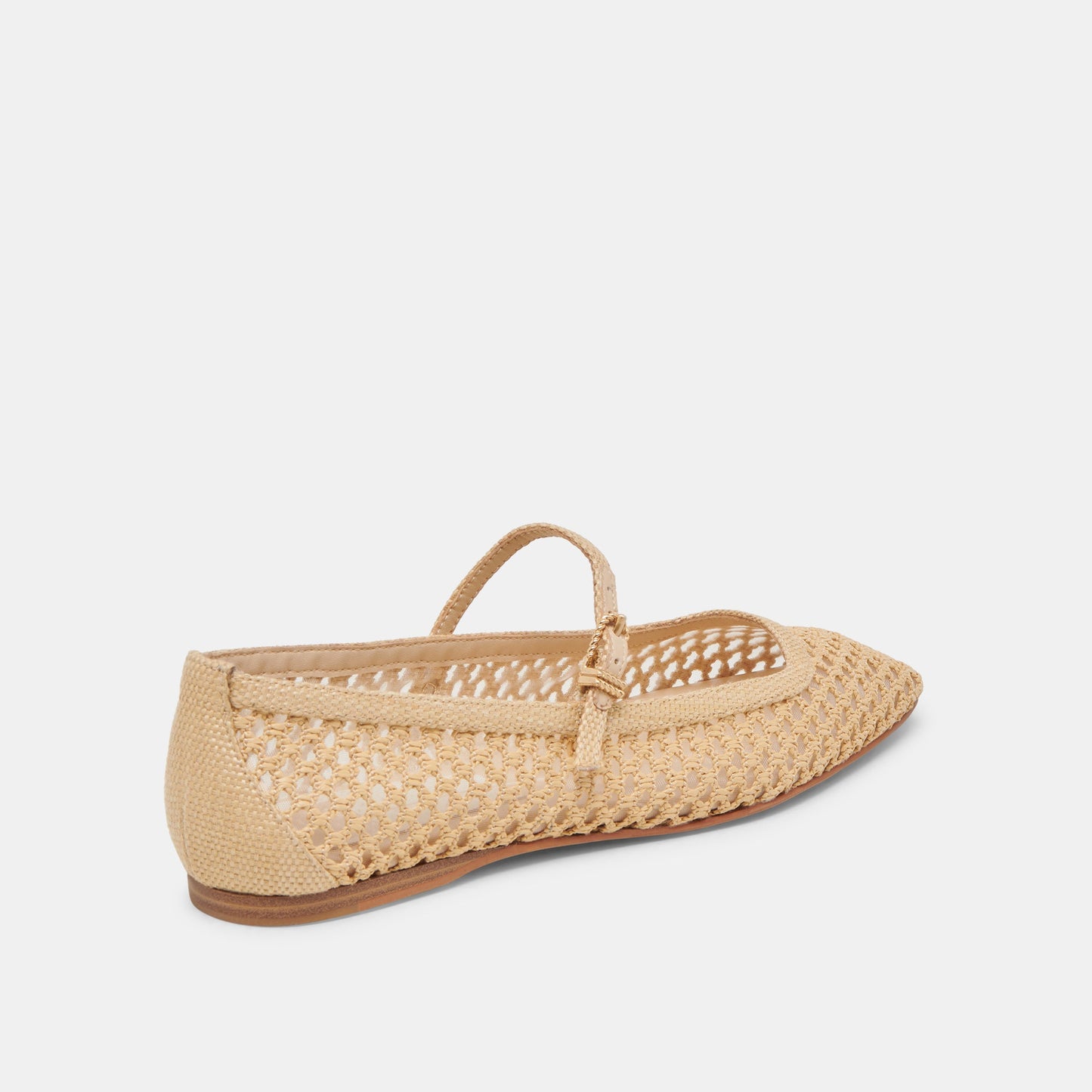 Reyes Lt Natural Woven Raffia Ballet Flats Dolce Vita