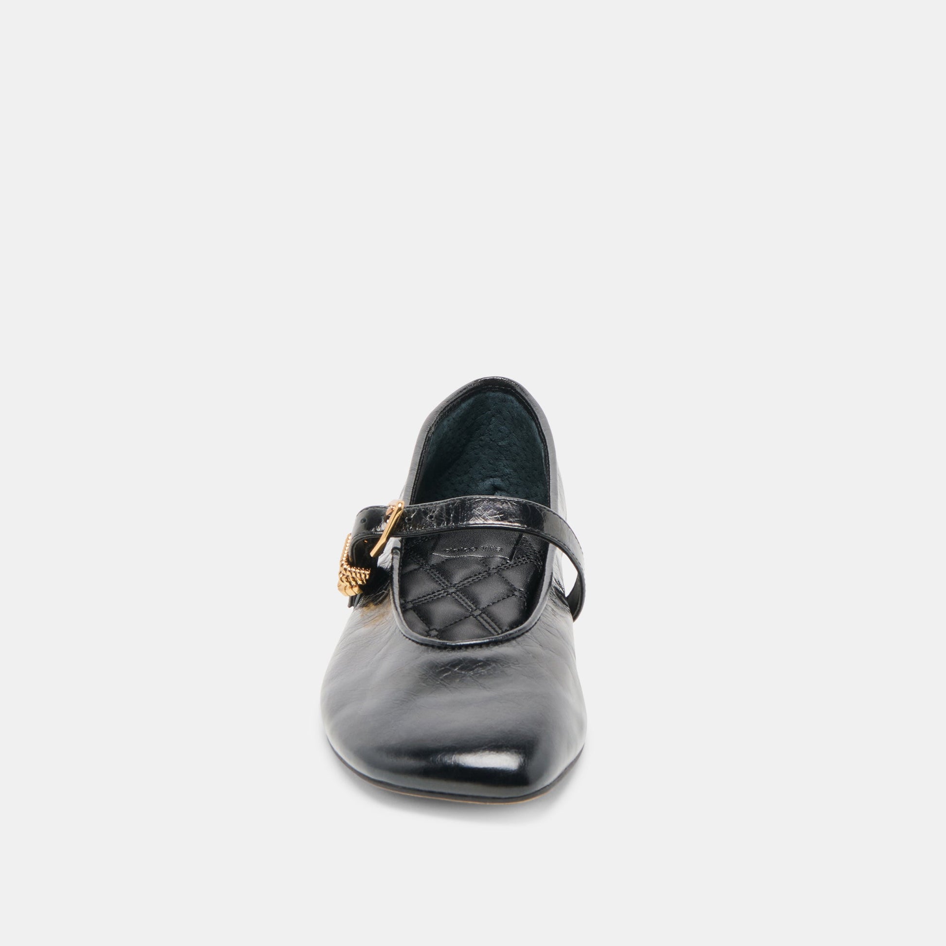 Alizza Midnight Crinkle Patent Ballet Flats Dolce Vita