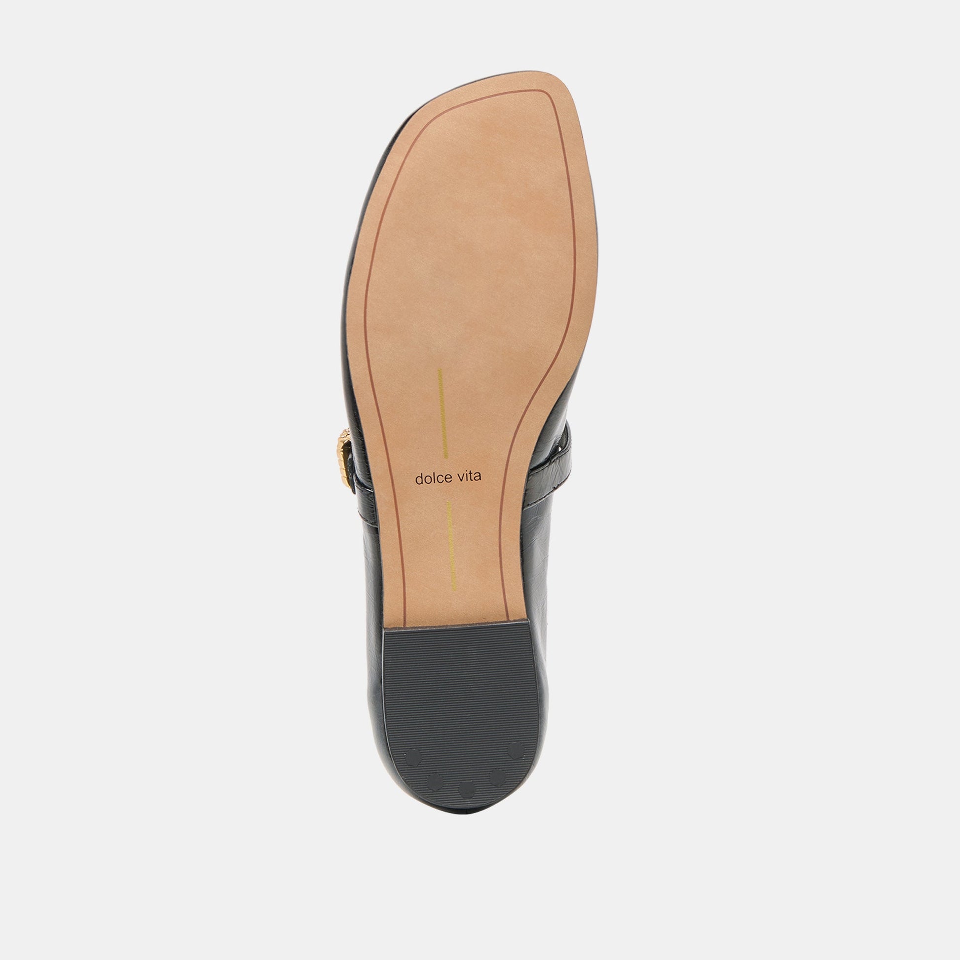 Alizza Midnight Crinkle Patent Ballet Flats Dolce Vita