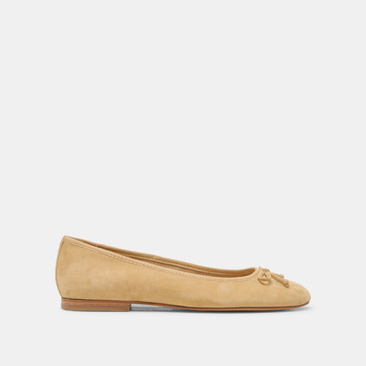 Ritla Honey Suede Ballet Flats Dolce Vita