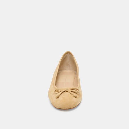 Ritla Honey Suede Ballet Flats Dolce Vita