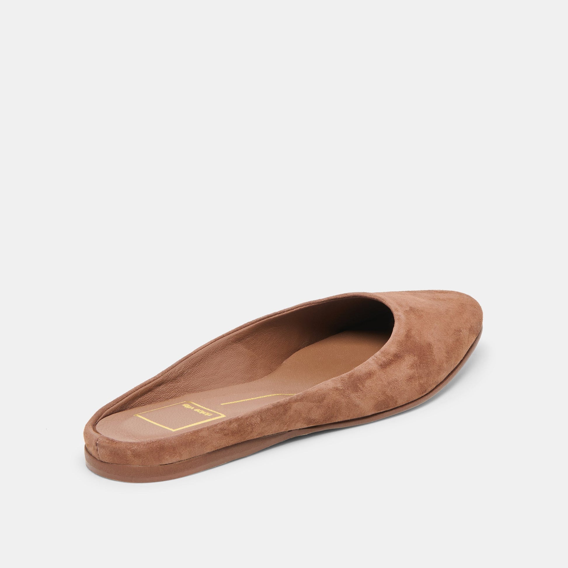 Eila Dk Brown Suede Flats Dolce Vita