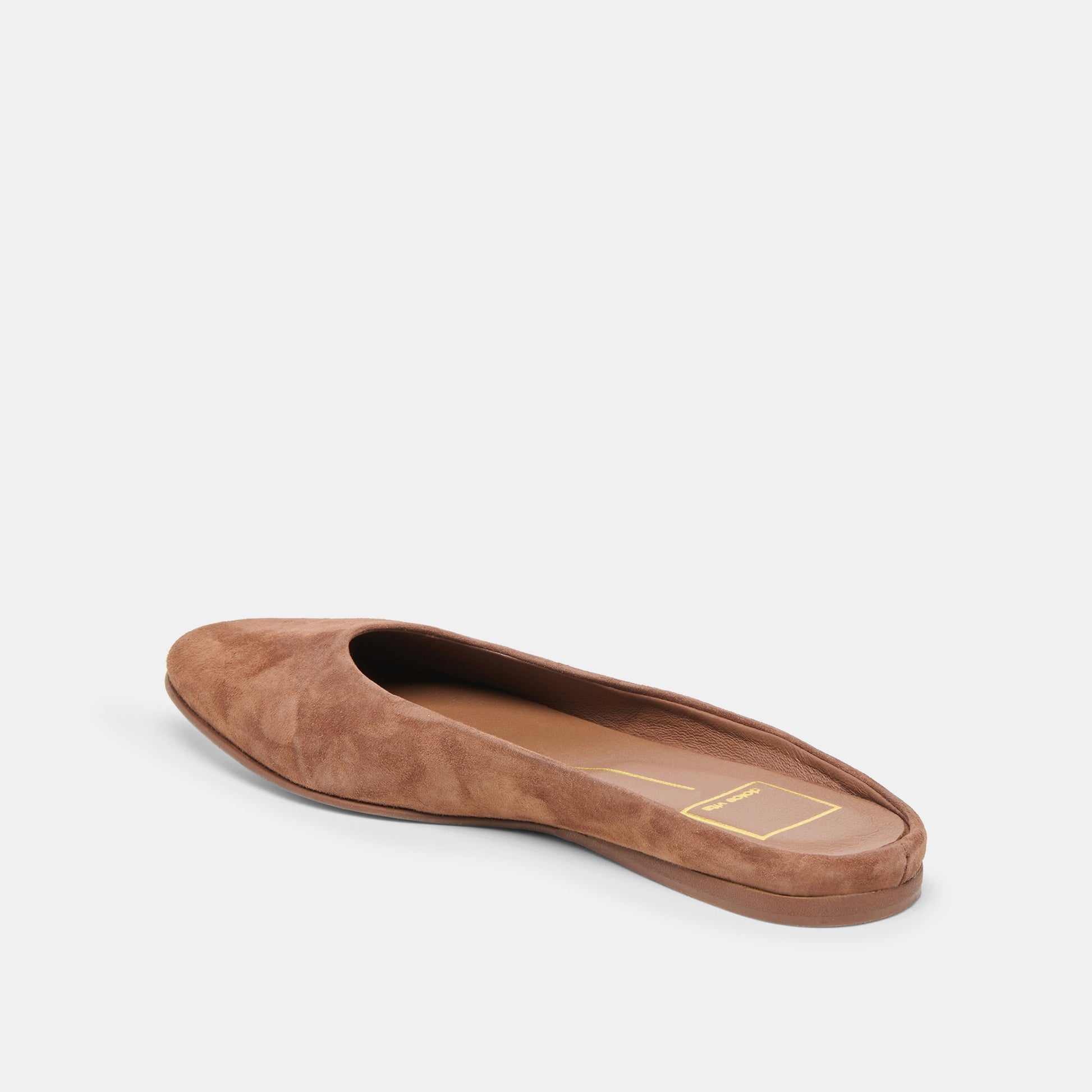 Eila Dk Brown Suede Flats Dolce Vita
