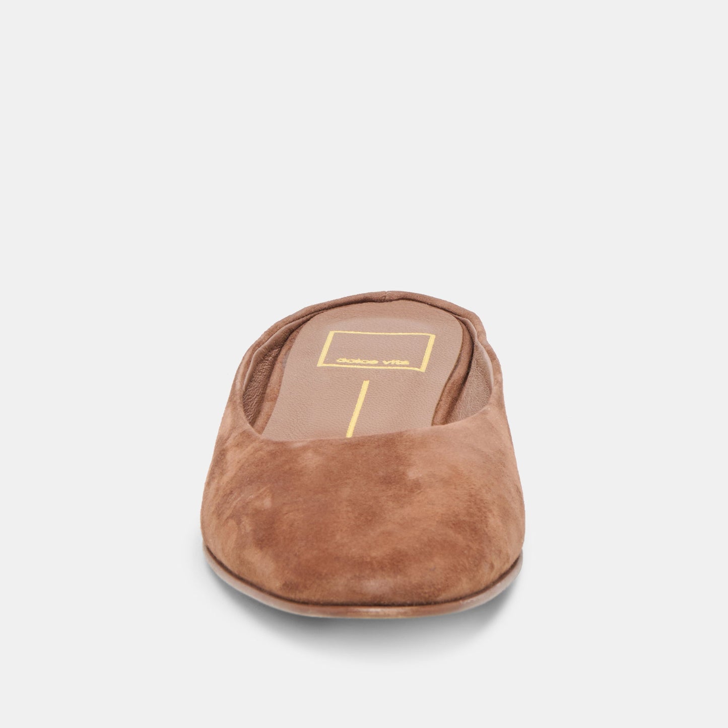 Eila Dk Brown Suede Flats Dolce Vita