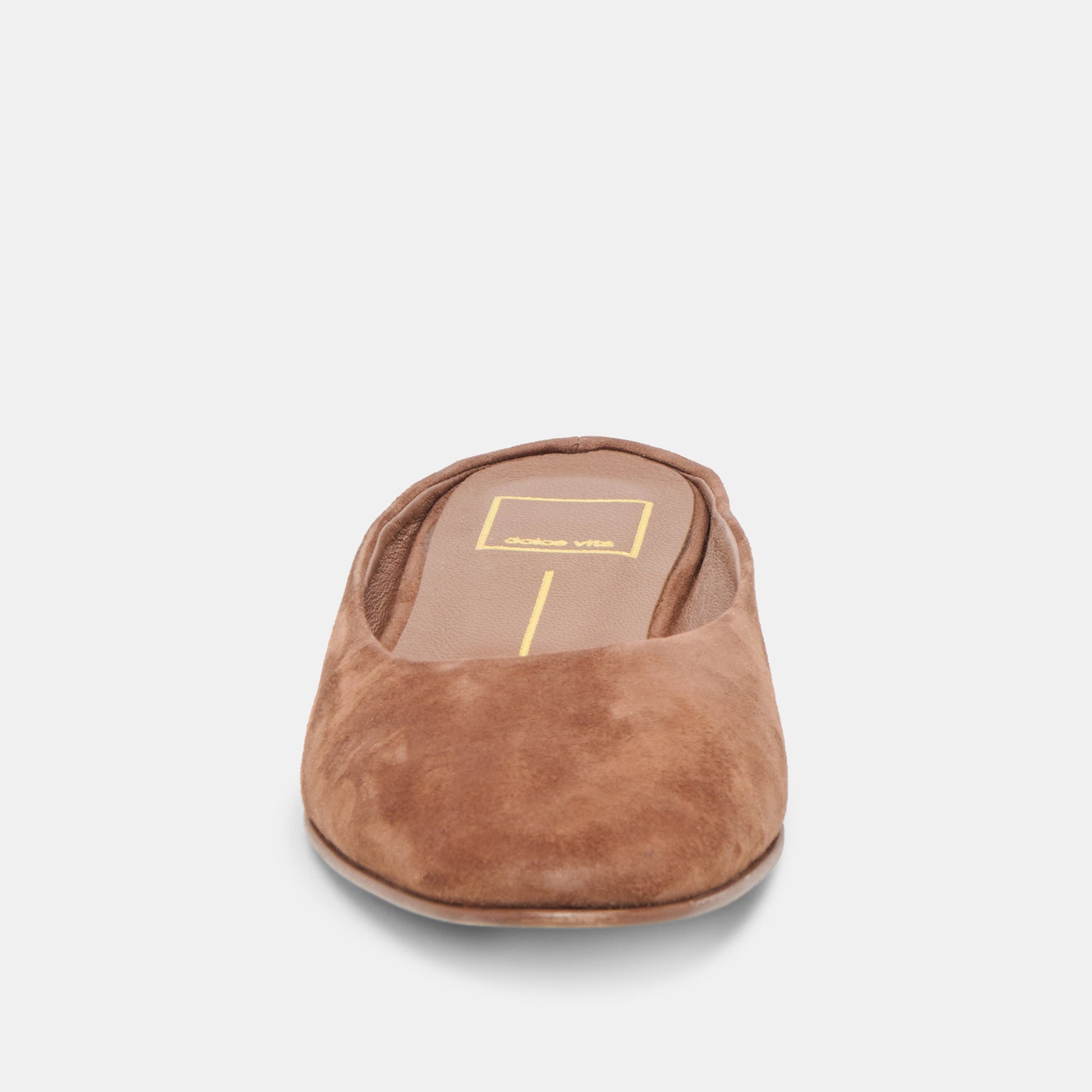 Eila Dk Brown Suede Flats Dolce Vita