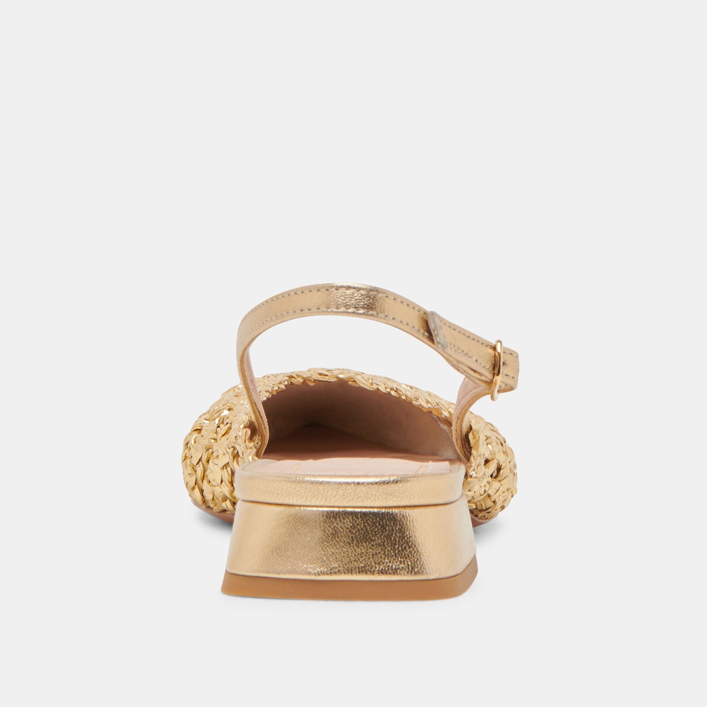 CYNDI FLATS GOLD WOVEN Dolce Vita