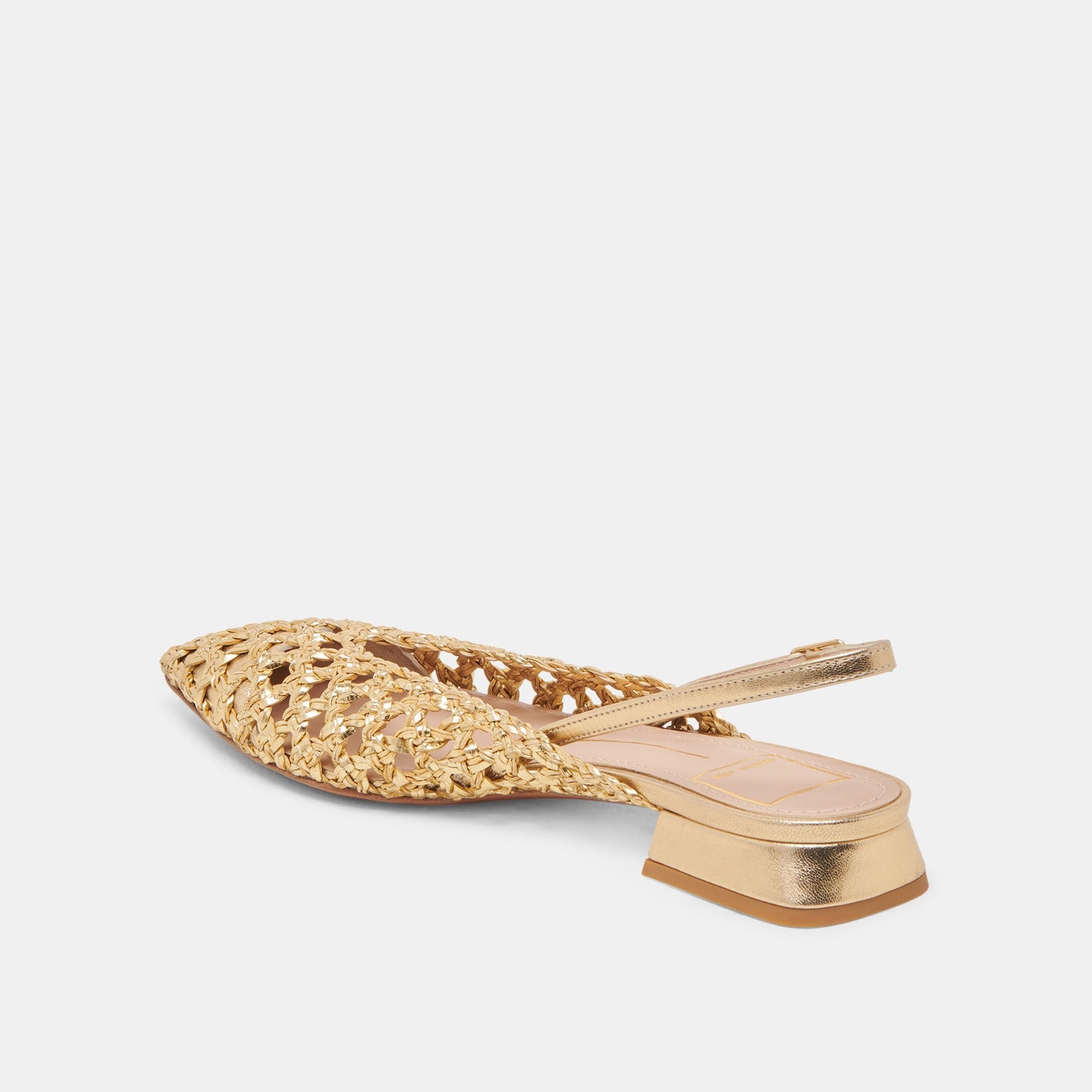 CYNDI FLATS GOLD WOVEN Dolce Vita