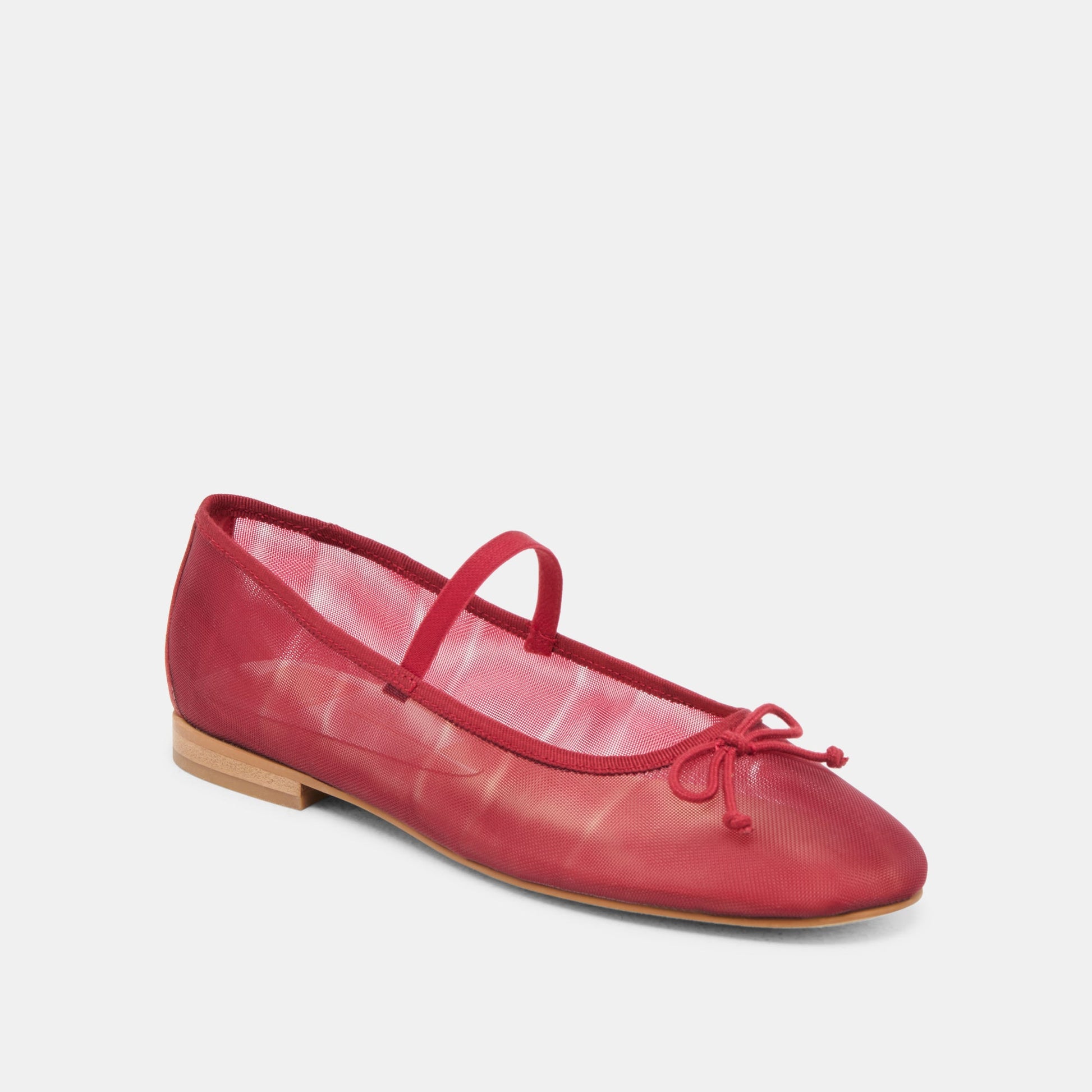CADEL BALLET FLATS CRIMSON MESH Dolce Vita
