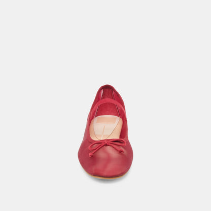 CADEL BALLET FLATS CRIMSON MESH Dolce Vita