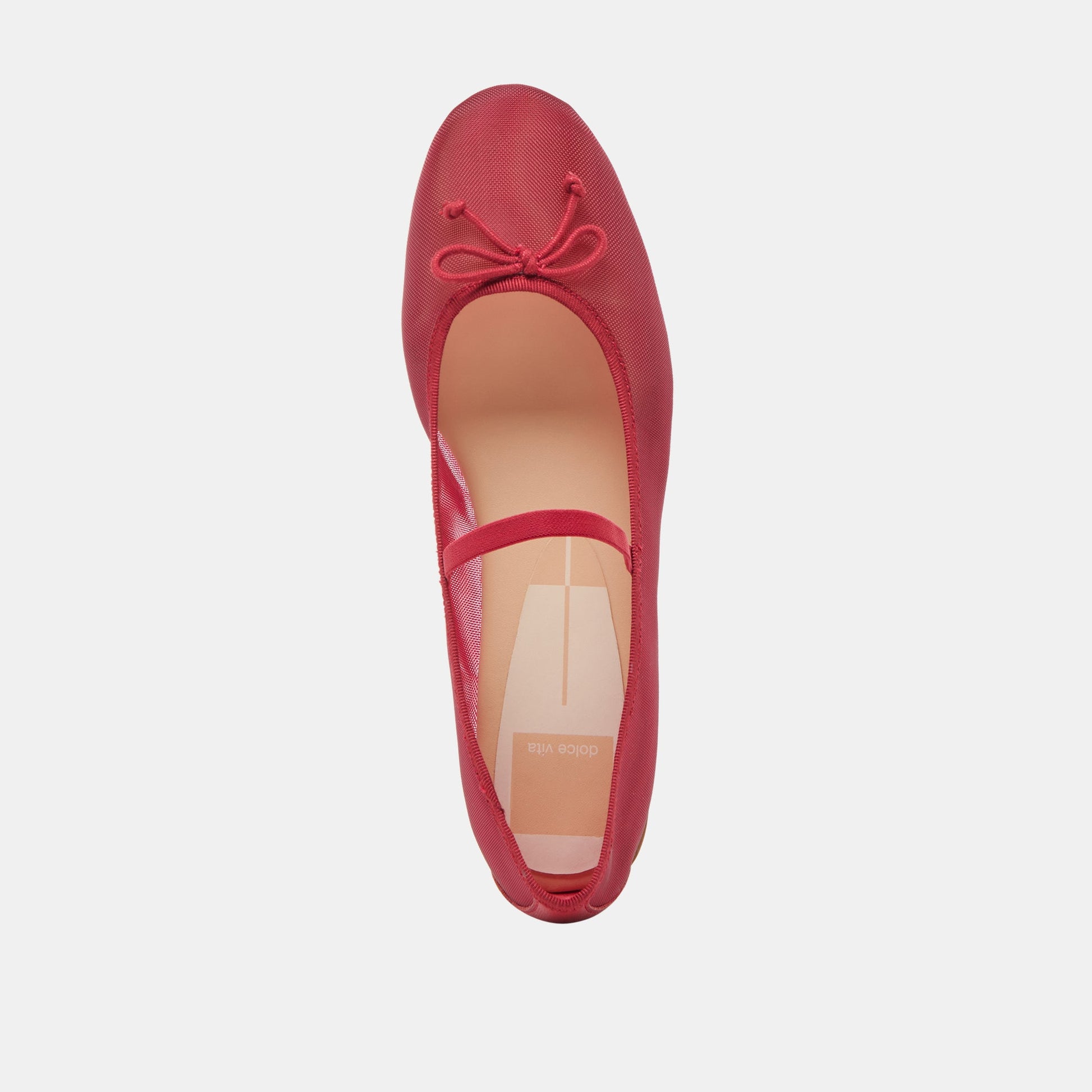 CADEL BALLET FLATS CRIMSON MESH Dolce Vita