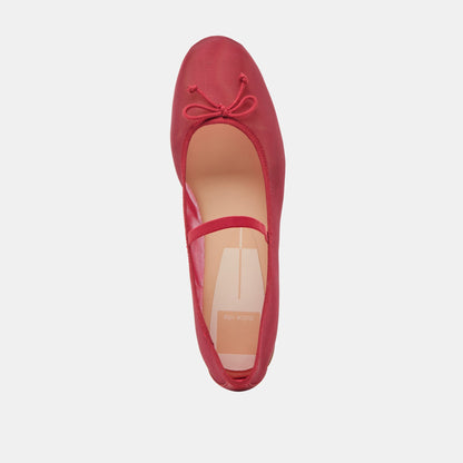 CADEL BALLET FLATS CRIMSON MESH Dolce Vita