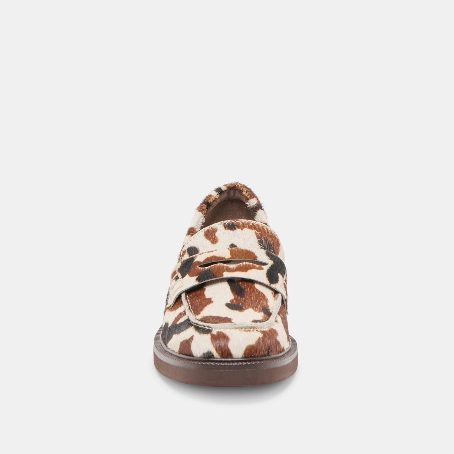 Tiggy Cocoa Taurus Calf Hair Loafers Dolce Vita