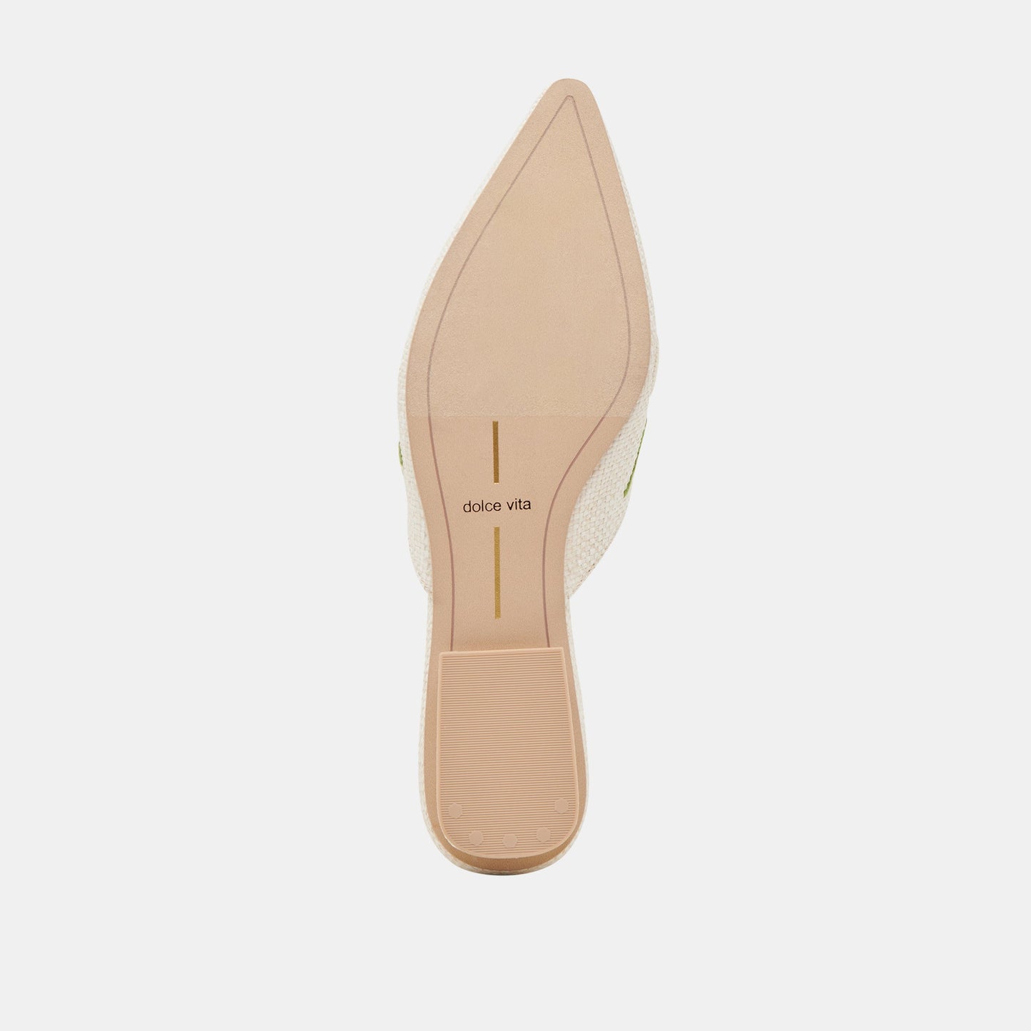 ELM FLATS WHITE FLORAL RAFFIA Dolce Vita