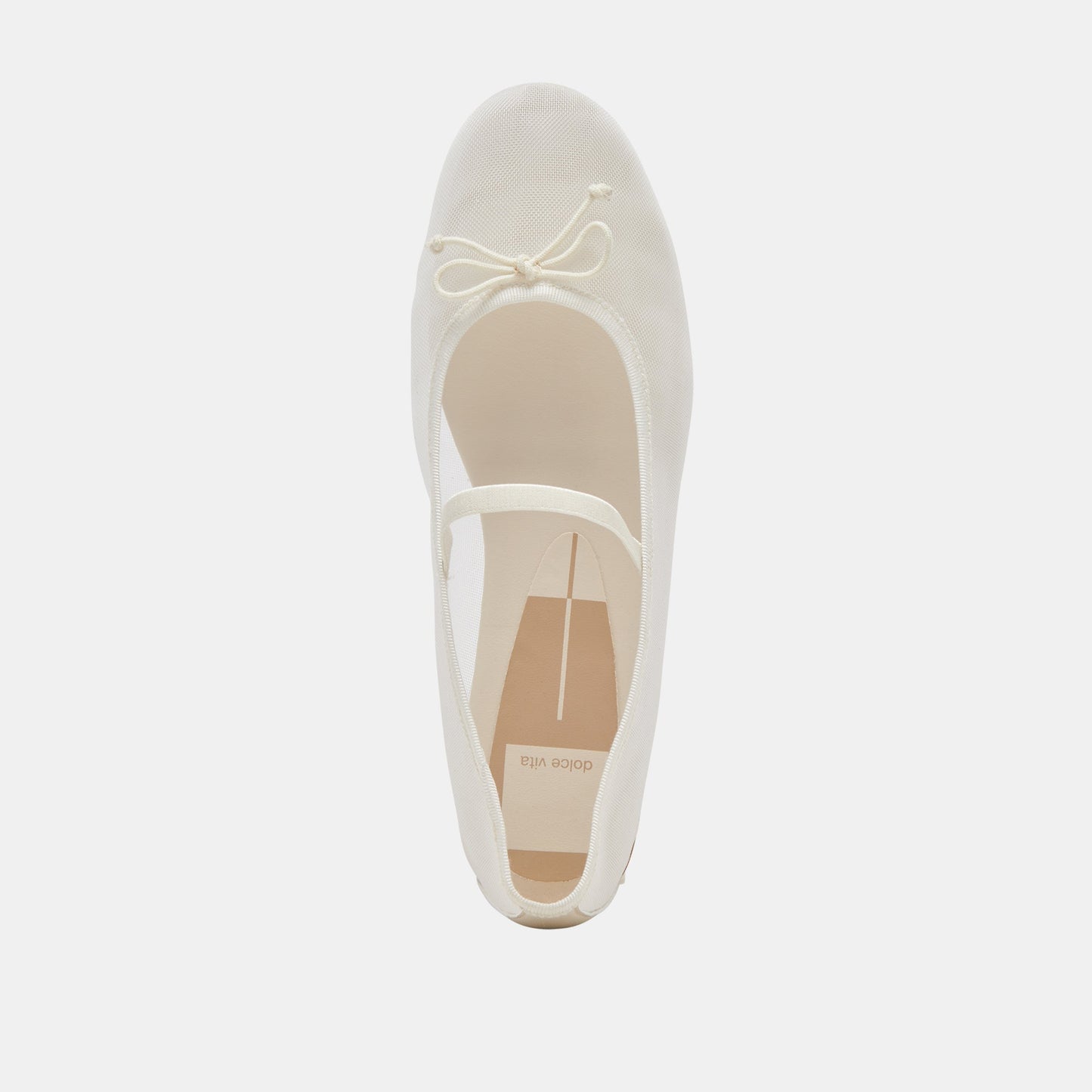 CADEL BALLET FLATS IVORY MESH Dolce Vita