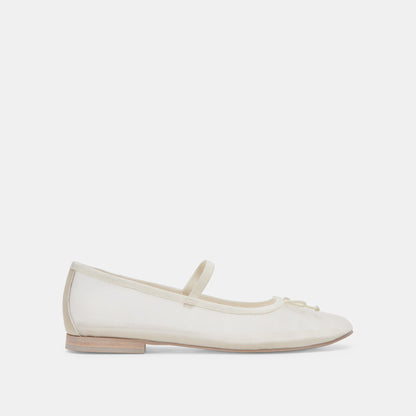 CADEL BALLET FLATS IVORY MESH Dolce Vita