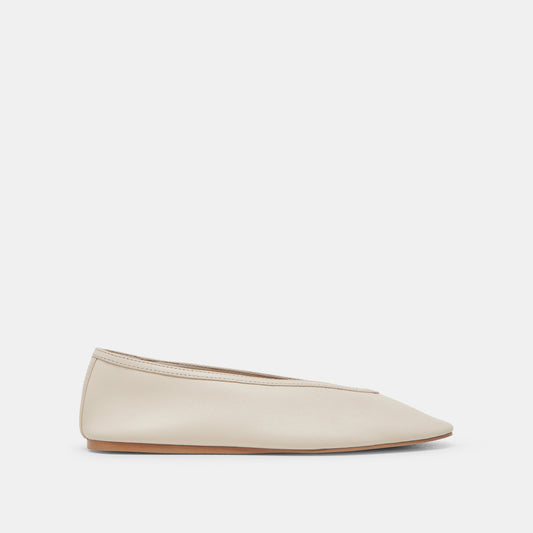 Braidy Ivory Leather Ballet Flats Dolce Vita
