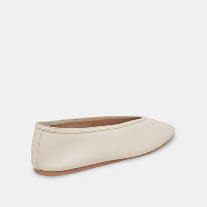 Braidy Ivory Leather Ballet Flats Dolce Vita