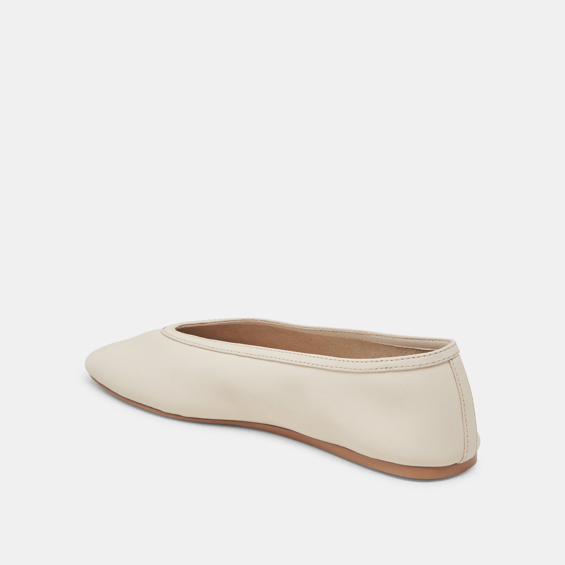 Braidy Ivory Leather Ballet Flats Dolce Vita