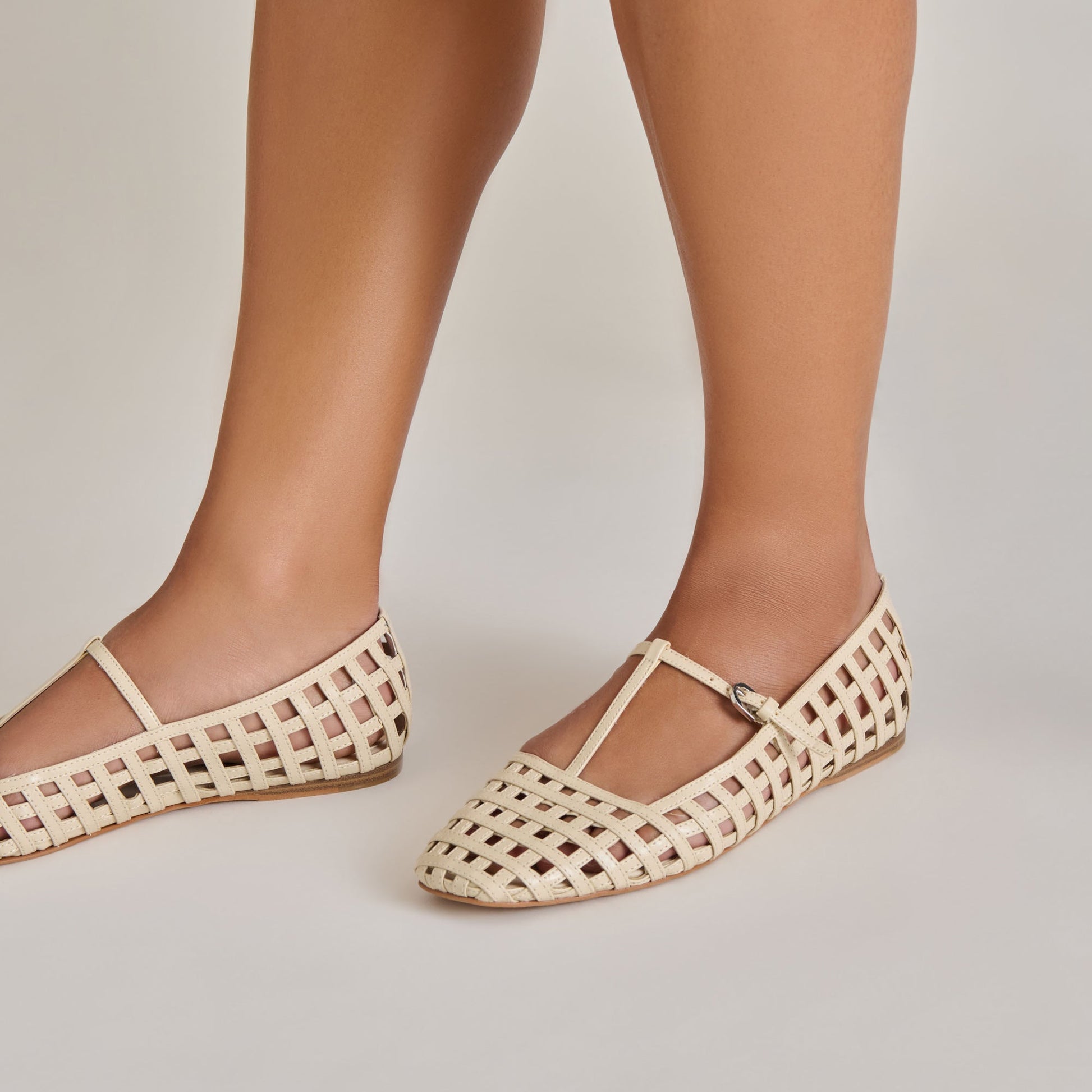 RAINS BALLET FLATS IVORY STELLA Dolce Vita
