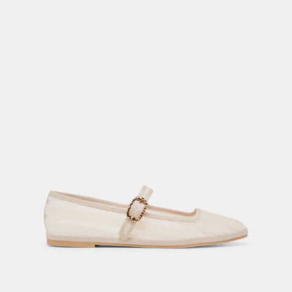 TAMEKA BALLET FLATS BONE STRIPE MESH Dolce Vita