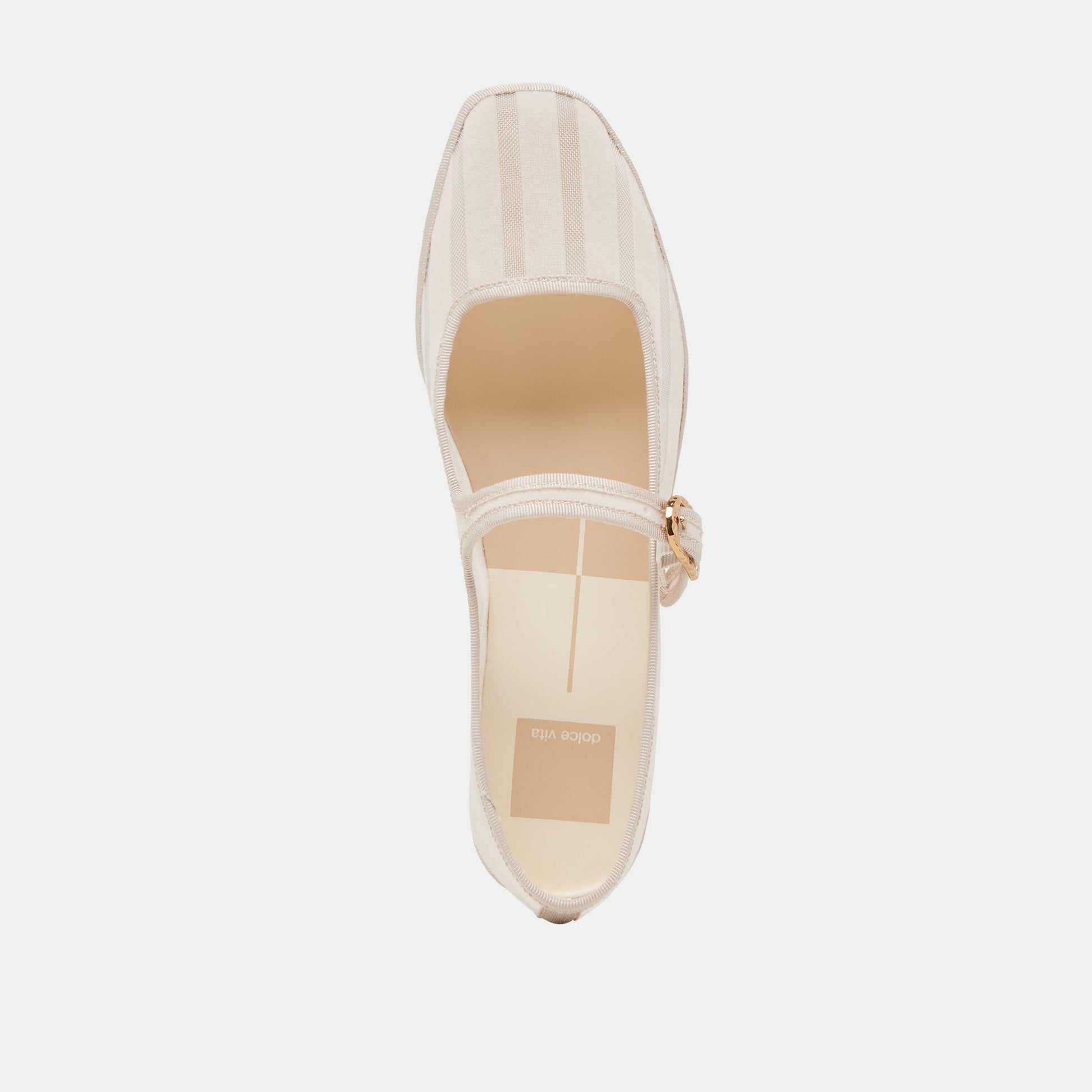 TAMEKA BALLET FLATS BONE STRIPE MESH Dolce Vita