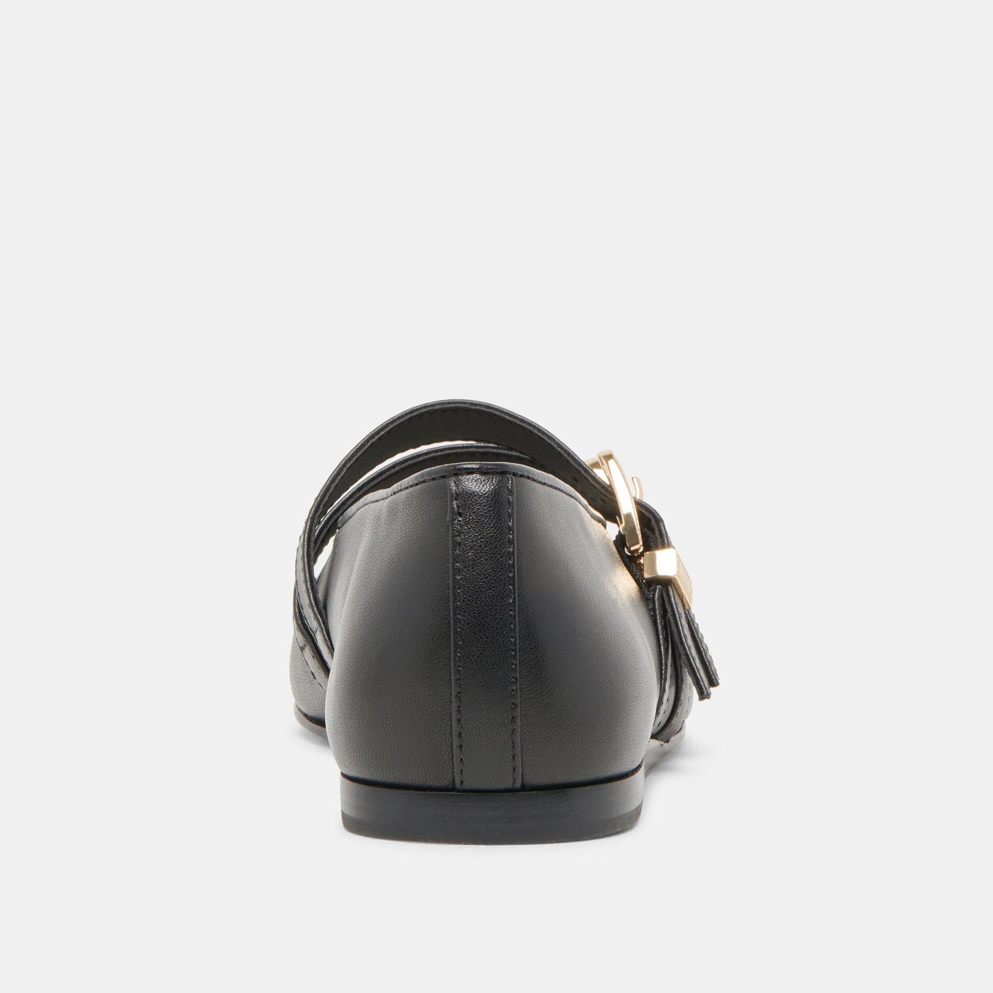 BAYLEE WIDE BALLET FLATS BLACK LEATHER Dolce Vita