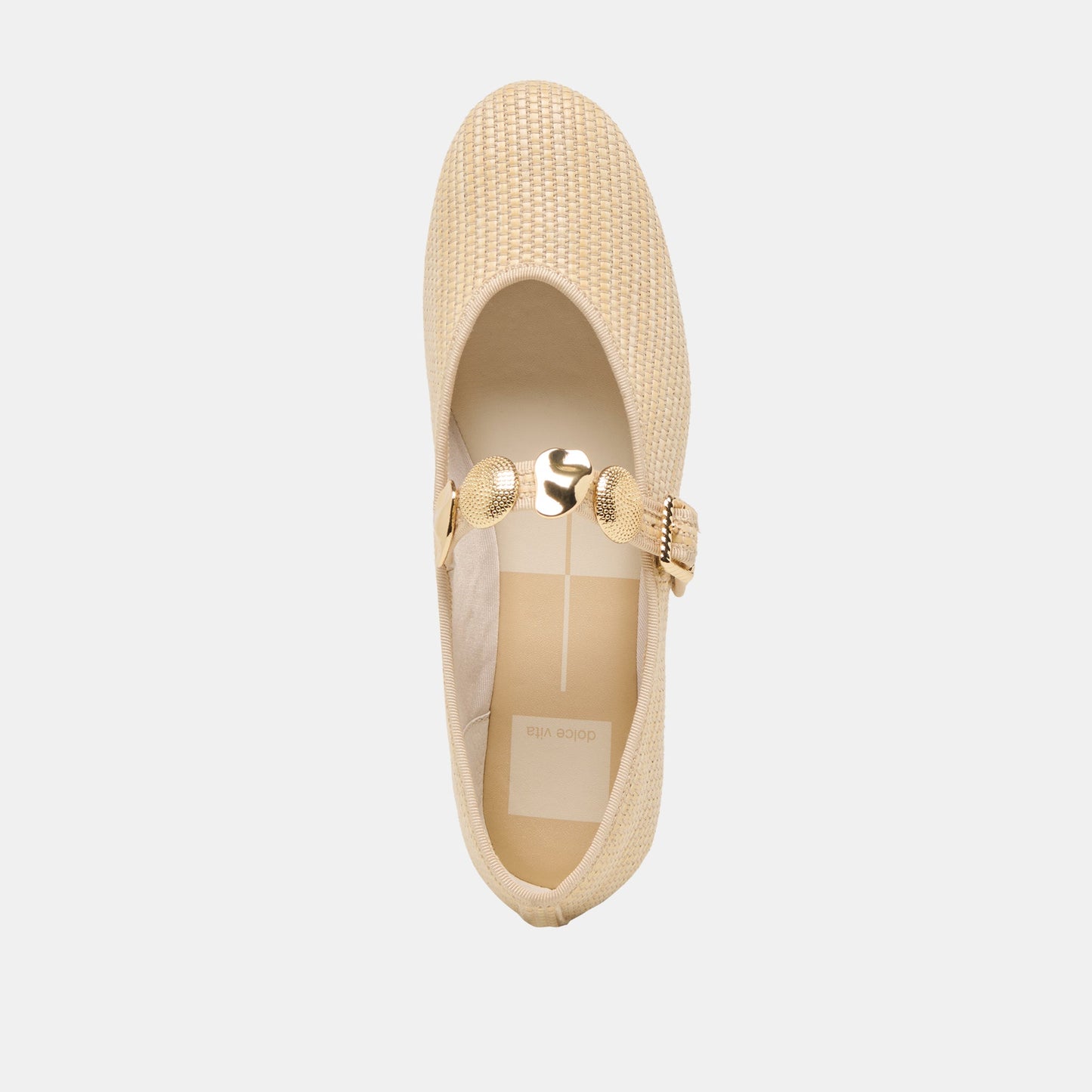 RELAN BALLET FLATS LT NATURAL RAFFIA Dolce Vita
