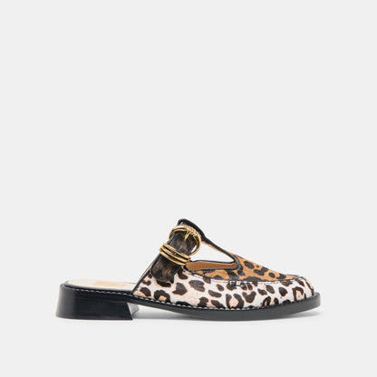 Harlah Leopard Multi Calf Hair Flats Dolce Vita