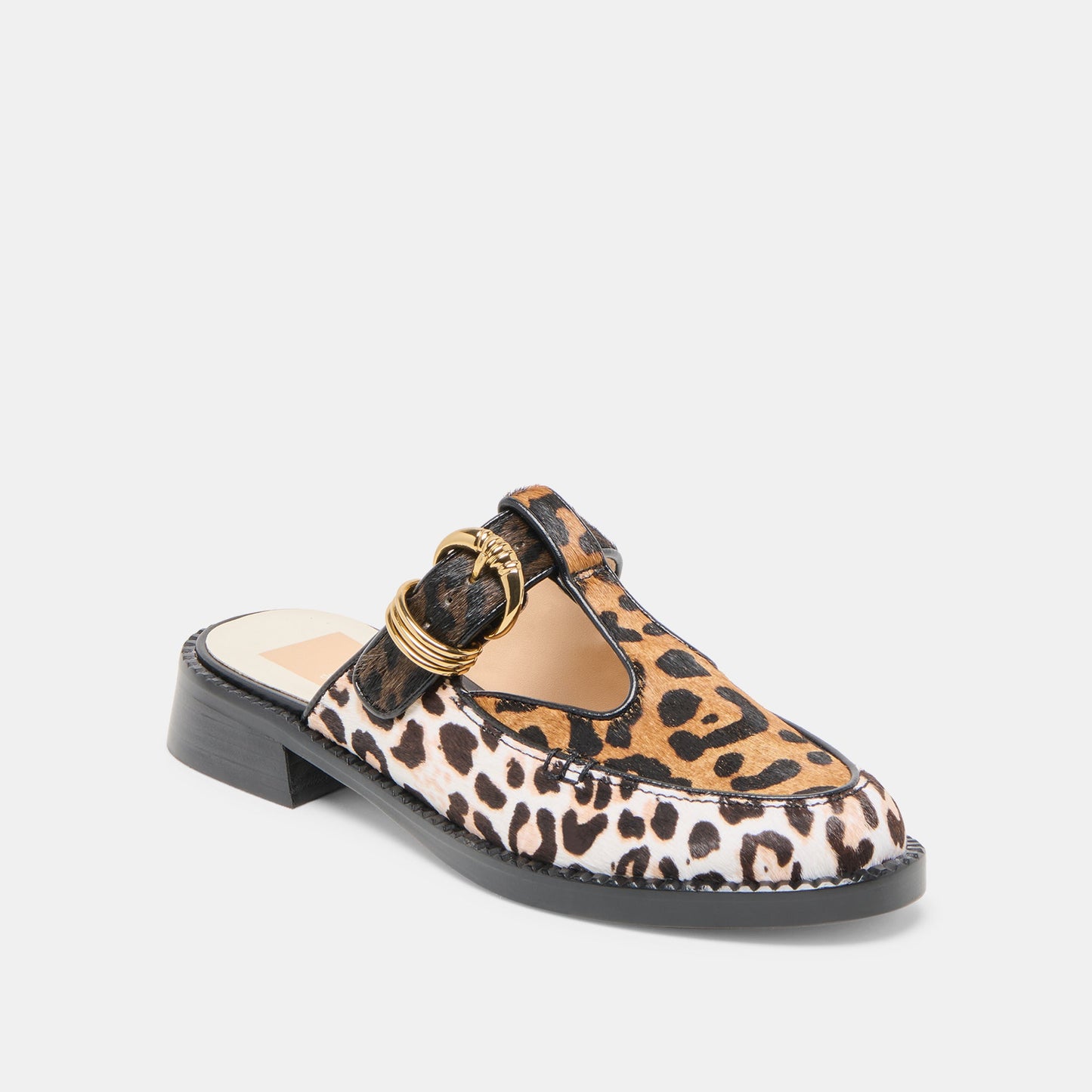 Harlah Leopard Multi Calf Hair Flats Dolce Vita