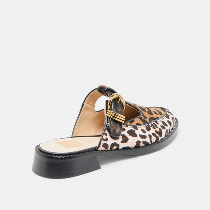 Harlah Leopard Multi Calf Hair Flats Dolce Vita