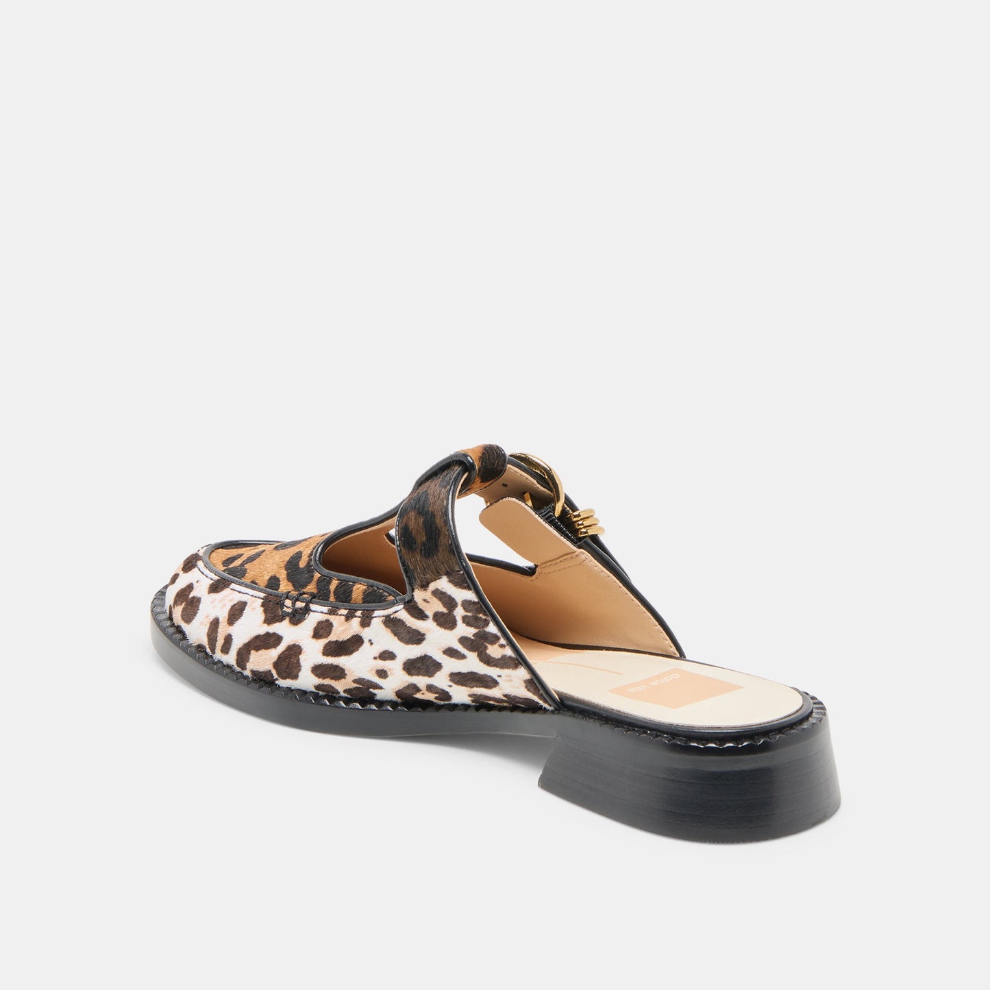 Harlah Leopard Multi Calf Hair Flats Dolce Vita