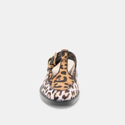 Harlah Leopard Multi Calf Hair Flats Dolce Vita