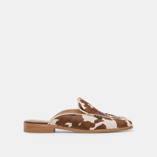 Bradly Cocoa Taurus Calf Hair Flats Dolce Vita