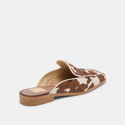 Bradly Cocoa Taurus Calf Hair Flats Dolce Vita