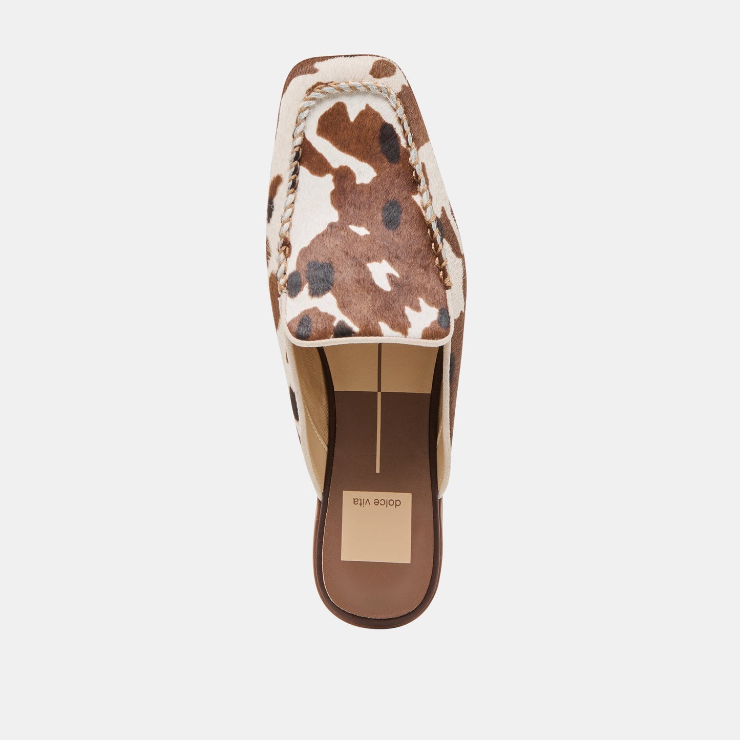 Bradly Cocoa Taurus Calf Hair Flats Dolce Vita