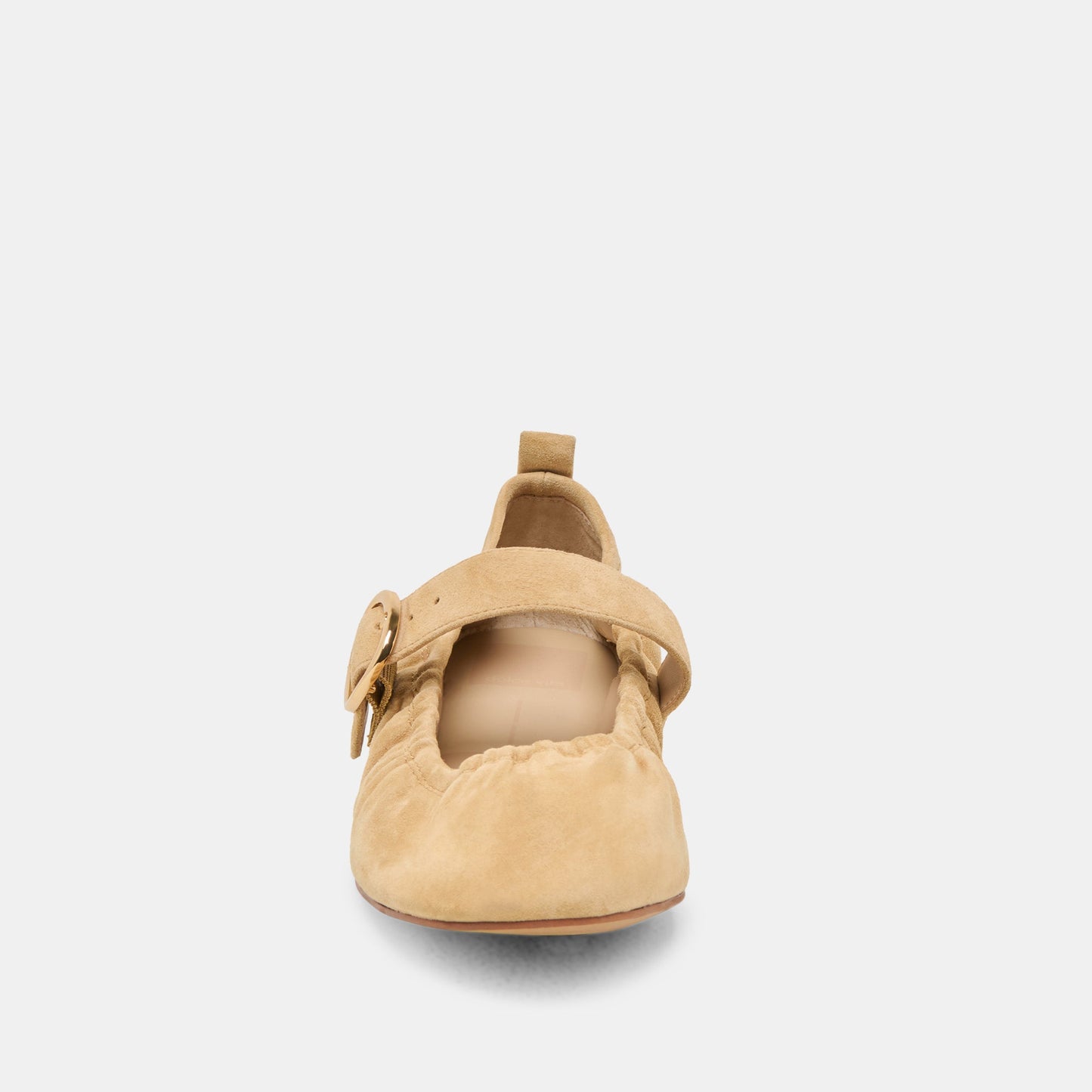 Caely Honey Suede Ballet Flats Dolce Vita