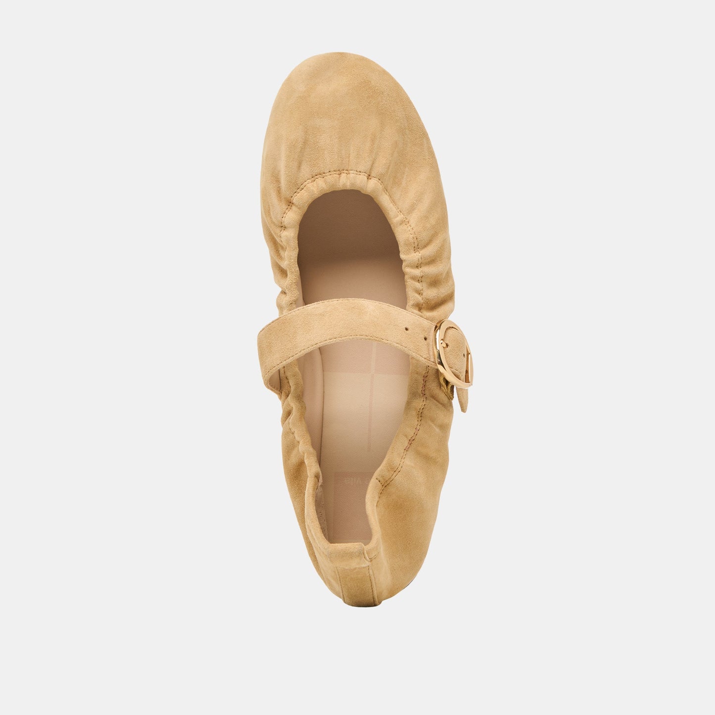 Caely Honey Suede Ballet Flats Dolce Vita