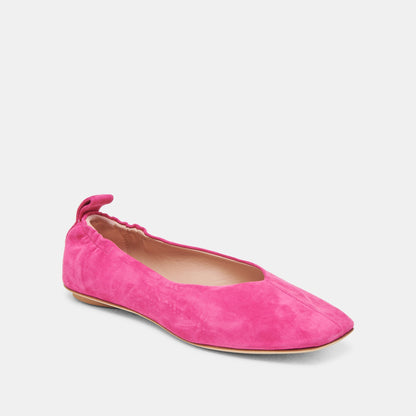 VINNIE BALLET FLATS FUCHSIA SUEDE Dolce Vita